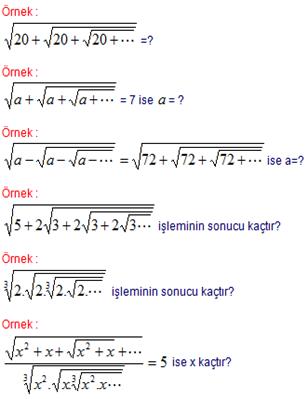 KÃklà sayilar, kÃklà İfadeler, kÃklà sayilarin Ãzellİklerİ (4) İle ...
