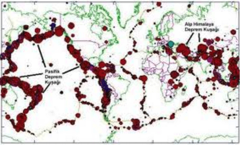 seizma hareketleri cesitleri olusumlari sekilleri ozellikleri depremler cografya konu anlatim